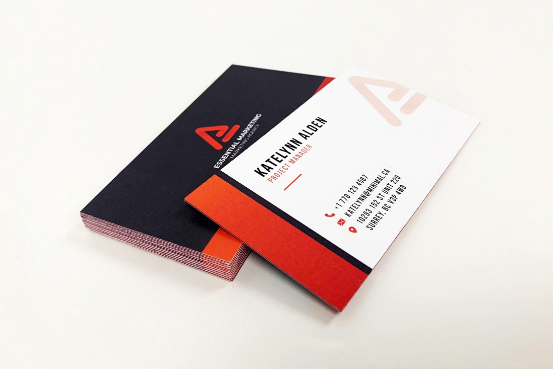 Triple Color Layer Business Card